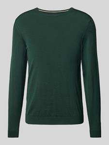 Boss Gebreide pullover met labeldetail, model 'Leno'