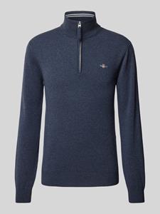 Gant Gebreide pullover met labelstitching, model 'SUPERFINE'