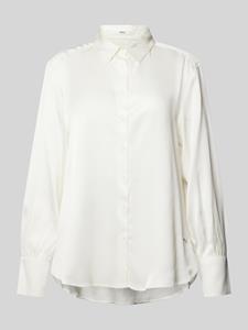 BRAX Overhemdblouse van pure viscose met labeldetail, model 'VIC'