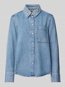 Marc O'Polo Jeansblouse met knoopsluiting