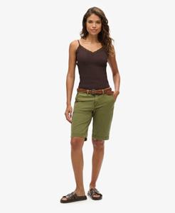 Superdry Vrouwen City Chinoshort Khaki