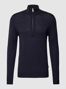 Matinique Gebreide pullover met schipperskraag, model 'Amason'