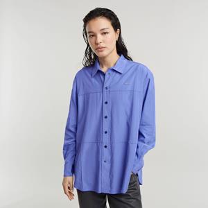 G-Star RAW Boyfriend Pintuck Shirt - Midden blauw - Dames