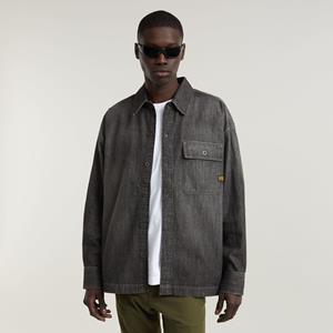 G-Star RAW Boxy Flap Pocket Shirt - Grijs - Heren