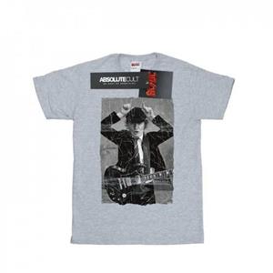 AC/DC meisjes Angus Young Distressed katoenen T-shirt met foto