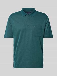 Christian Berg Men Regular fit poloshirt met borstzak