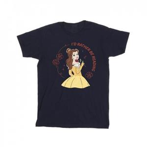 Disney Boys Belle en het beest, ik zou liever een T-shirt lezen