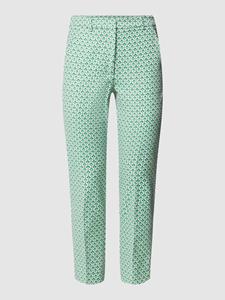 Weekend Max Mara Skinny fit chino met all-over motief, model 'PAPAIA'