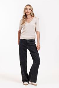 Studio Anneloes Lexie denim trousers - black - 11791