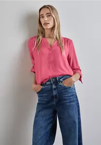 Street One Basic blouse in effen kleur