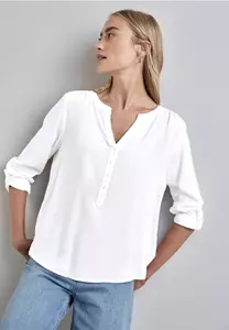 Street One Basic blouse in effen kleur