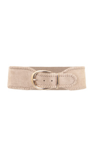 Jurkjes Stretchy Suede Riem Marcha Beige