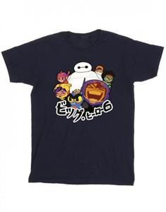 Disney jongens Big Hero 6 Baymax groep manga T-shirt