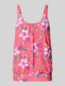 Lascana Oversized tankini-bovenstuk met bloemenmotief