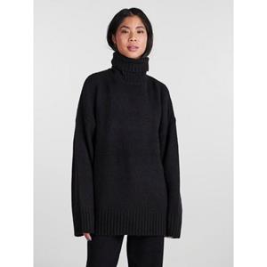 Pieces Coltrui PCNANCY LS LOOSE ROLL NECK KNIT NOOS BC