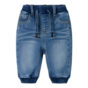 Name it Medium Fleece Jeans Nbmben Blauw Denim