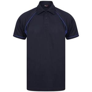 Finden & Hales Finden and Hales Heren prestatie-gepiped poloshirt