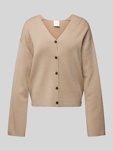 Calvin Klein Womenswear Wollen cardigan met extra brede schouders