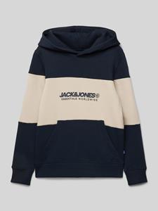 Jack & jones Loose fit hoodie met kangoeroezak, model 'ELEGACY'