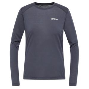 Jack Wolfskin  Women's Vonnan L/S Tee - Longsleeve, blauw