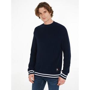 TOMMY JEANS Gebreide trui TJM REG CONTRAST TIPPING SWEATER