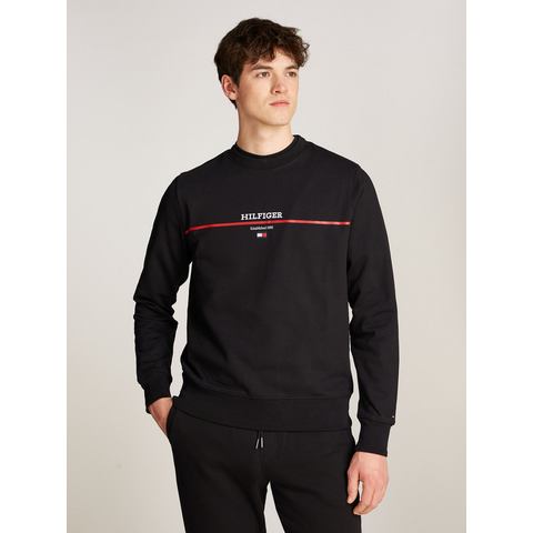 Tommy Hilfiger Sweatshirt HILFIGER STRIPE TERRY SWEATSHIRT