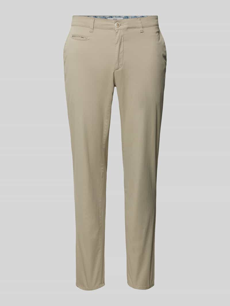 BRAX Slim fit chino met Franse steekzakken, model 'FABIO'