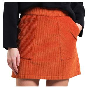 Dedicated  Women's Skirt Majorna Corduroy - Rok, rood