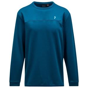 Peak Performance  Trail Polartec Crew - Fleecetrui, blauw