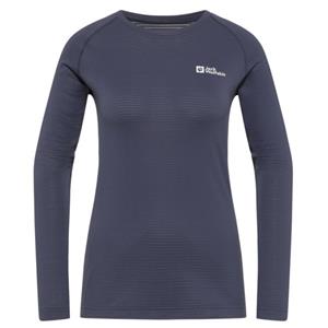 Jack Wolfskin  Women's Infinite Warm L/S - Fleecetrui, blauw