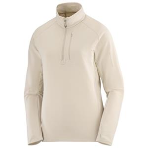 Salomon  Women's Essential LTWarm Half Zip - Fleecetrui, beige