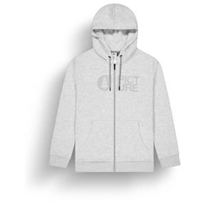 Picture  Basement Flock Zip Hoodie - Hoodie, grijs/wit