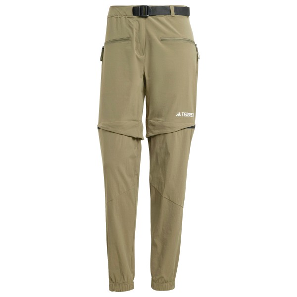 Adidas Terrex  Women's Utilitas ZO Pants - Afritsbroek, olijfgroen/beige