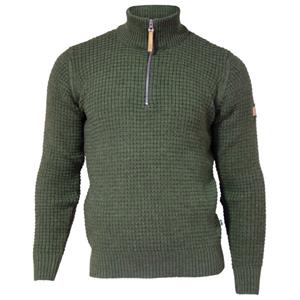 Ivanhoe of Sweden  Moritz Half Zip - Wollen trui, olijfgroen