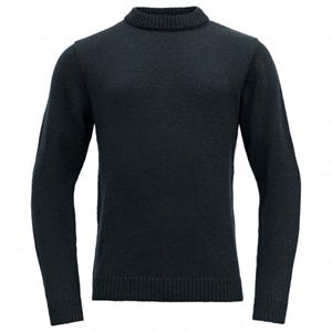 Devold  Arktis Sweater Crew Neck - Wollen trui, zwart