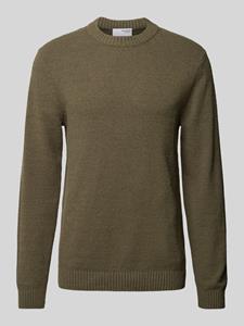 Selected Homme Gebreide pullover met ribboorden, model 'LOOP'