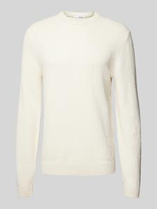 Selected Homme Gebreide pullover met ribboorden, model 'LOOP'