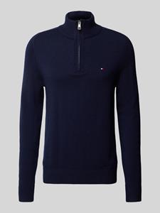 Tommy Hilfiger Wollen pullover met opstaande kraag, model 'LAMBSWOOL'