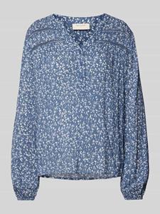 FREE/QUENT Blouse van pure viscose met V-hals, model 'Adney'