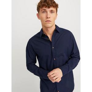 Jack & Jones Overhemd met lange mouwen JJESUMMER LINEN BLEND SHIRT LS SN