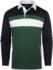 Steppin' Out Rugby Poloshirt Streep Groen