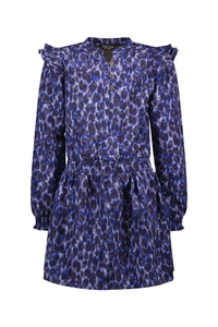 Like Flo Meisjes jurk smock body marlou lavender aop