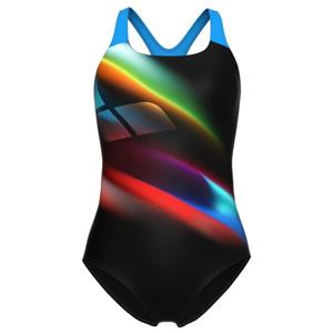 Arena  Women's Diagonals Swimsuit Swim Pro Back - Badpak, zwart