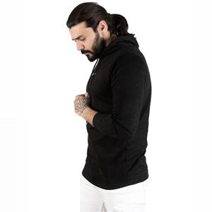 DeepSea Önü Move Nakışlı Kapüşonlu Yeni Sezon Kadife Erkek Sweatshirt 2303083