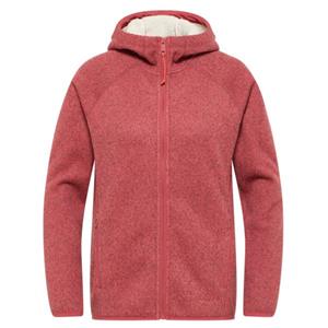 Jack Wolfskin  Women's Kaminfeuer Hooded Jacket - Fleecevest, rood