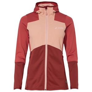 Vaude  Women's Monviso Hooded Grid Fleece Jacket - Fleecevest, rood