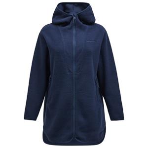 Peak Performance  Women's Pile Long Zip - Fleecevest, blauw