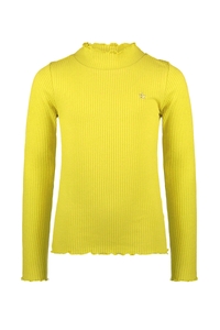 Like Flo Meisjes basic col shirt eef lemon