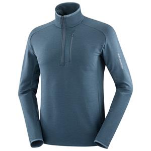 Salomon  Essential LTWarm Half Zip - Fleecevest, blauw