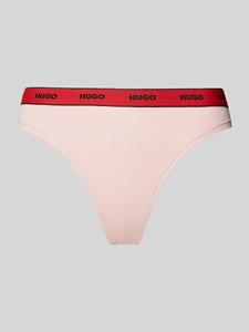 HUGO String met labeldetail, model 'Carousel'